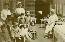 Glen Cayler, D.O., Children's Ward, Los Angeles County Hospital, Unit II, 1930s.